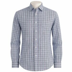 NWOT Esquire Mens Long Sleeve Button Down Performance Slim Fit 15 1/2 (32/22)